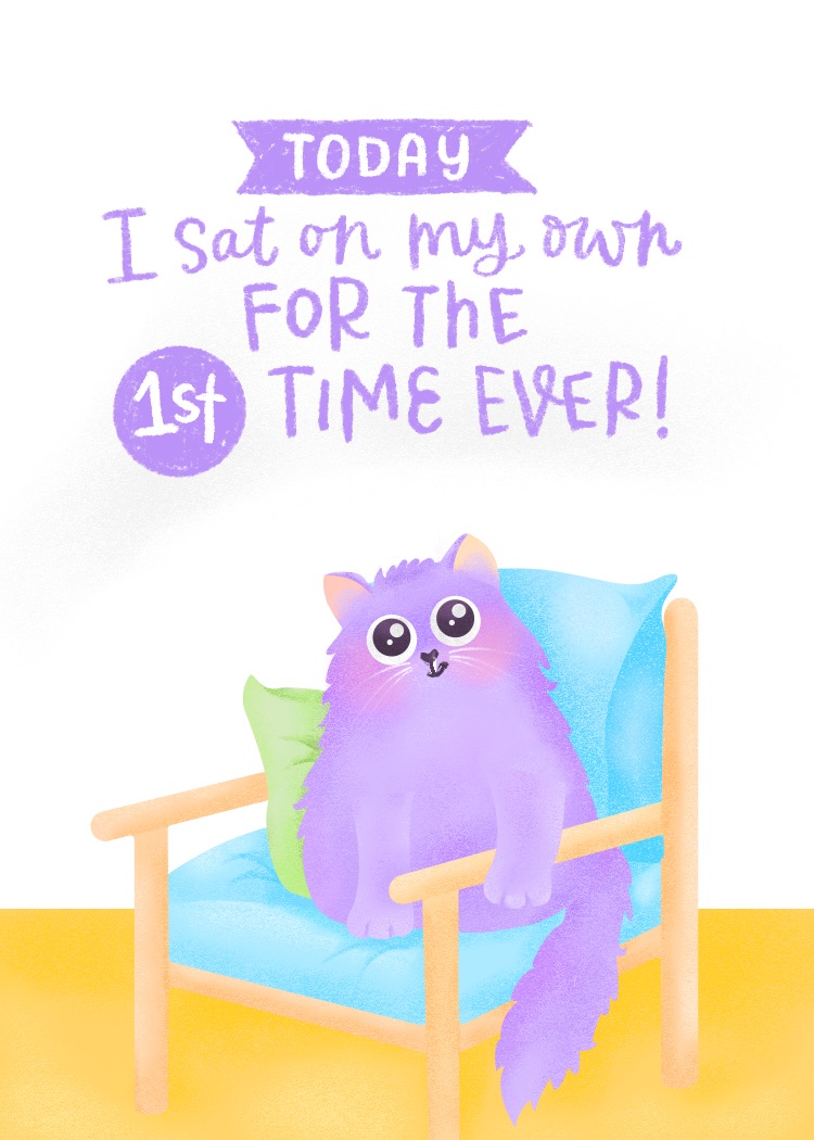 Today I sat on my own